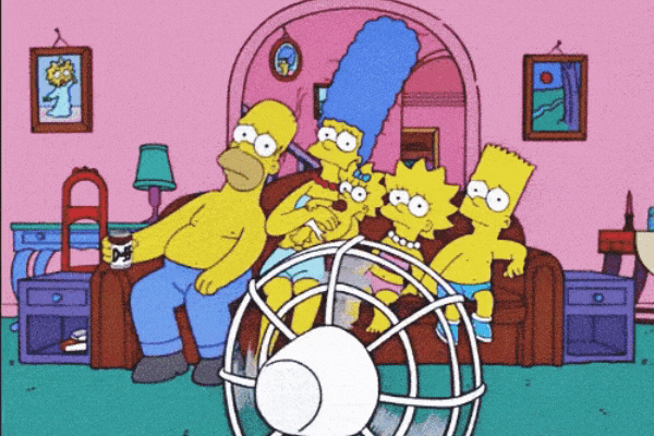 The Simpsons Air Fan